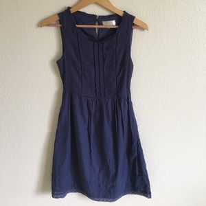 Anthropology Moulinette Soeurs Navy Dress